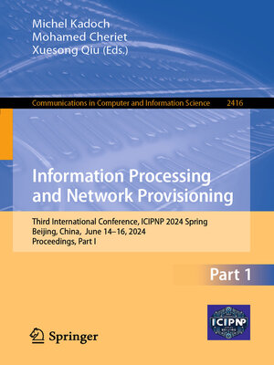 cover image of Information Processing and Network Provisioning